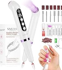 SAVILAND Electric Nail Drill Professional: 40000RPM Upgrad Nail Drill Kit 2025 Beautiful Gradient Sunset Color Scheme Nail D rill Machine Portable Nail File & Buffers Salon Use Manicure Pedicure