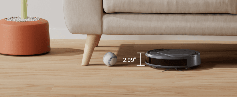 Lefant M210 Pro Robot Vacuum, Slim Quiet, 3 Adjustable Suction Levels, 6 Modes, Robot Vacuum Cleaner for Pet Hair, Hard Floors & Low Carpets, Self-Charging, WiFi/App/Alexa Control, Gray