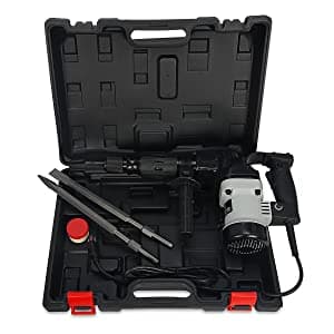 XtremepowerUS 3000BPM Demolition Chipping Jack Hammer w/Chisel Bit & Case Electric 1000W Demolition Construction Concrete Breaker Punch Drill Chipping Hammer
