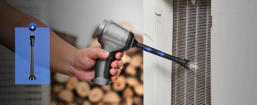 Saker Car Vacuum Portable Cordless 3 in 1 Handheld Car Vacuum 15000PA High Power with Brushless Motor and TypeC for Cars,Office,Home Cleaning HL107B