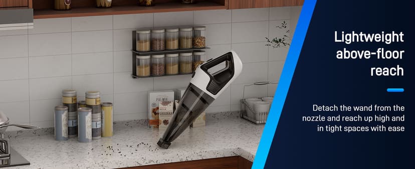 Cordless Vacuum Cleaner - Vacuum Cleaners for Home, Lightweight High Power Stick Vac for Pet Hair Carpet Hardwood Floor, Handheld Portable Wireless Rechargeable Battery Household Car Vac