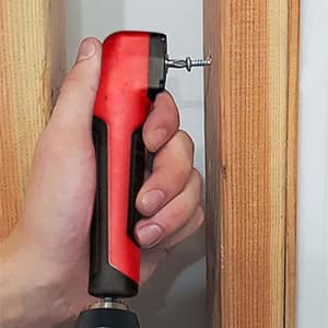 Right Angle Attachment Electric Screwdriver Repair 90 Degree Corner Device, ABS Handle Screwdriver Socket Adapter Drill Bit Corner Adapter for 18v Impact Driver and Drill Bit, (Size:13.5x3.5x2cm)