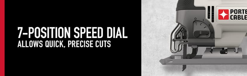 PORTER-CABLE Orbital Jig Saw, 6.0-Amp, Corded (PCE345)