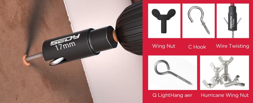 41-Piece Premium 1/4" Drive Magnetic Impact Nut Driver Set Metric & SAE Standard & Deep with Socket Adapters, 2-in-1 Ratchet Wrench, Wing Nut Driver, Universal Sockets, Quick Release Bit Holder