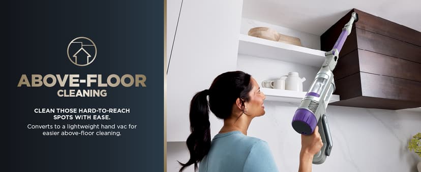 Shark PowerDetect Cordless Stick Vacuum, Powerful Suction, HEPA Filtration, 70-Minute Runtime, Carpet & Hard Floor, Portable, XL Dust Cup, Stick Vacuum for Pet Hair, Dark Gray, IP1251