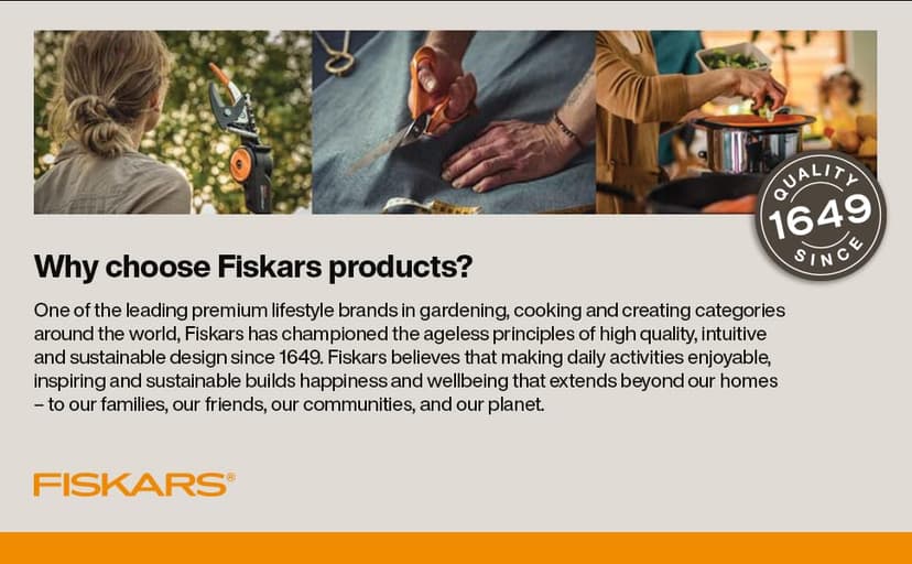 Fiskars 2-in-1 Extendable Tree Pruner and Pole Saw (Extends 7.9 - 12 feet) with Rotating Head, Pruning Stik Model with15-Inch Double-Grind Saw Blade, and Double Locking System
