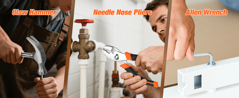 139-Piece Tool Set - Tool Kit with 8V Cordless Drill Driver in ToolBox Storage Case, General Household Drill Set for Home Repairs, Handyman, DIY Projects