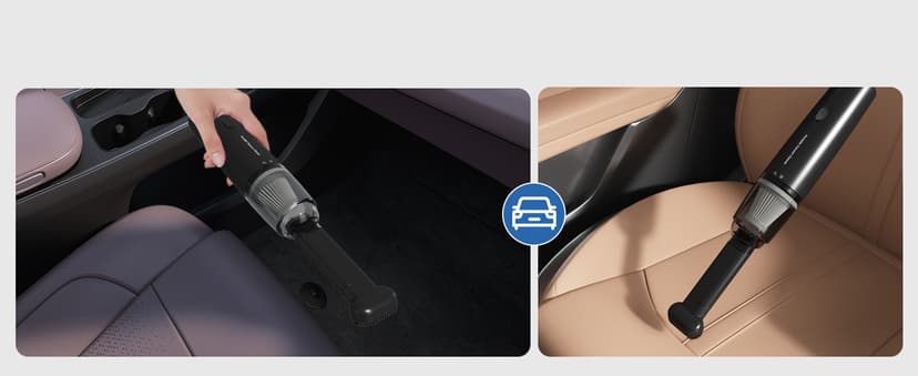 Handheld Vacuum Cordless, Portable Car Vacuum Cleaner with HEPA Filter, 2 Suction Modes, Mini Hand Held Vacuum Rechargeable for Car, Home, Office, Desk, Keyboards, Pet Hair (Black)