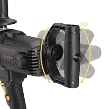 10-Amp Corded 5/8" Heavy Duty Drill Mixer Set, Mixing Drill Machine with Spade Handle for Drilling and Mixing, Variable Speeds Concrete Mud Mixer ROLAYSEE TOOLS