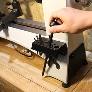 FINDBUYTOOL Wood Lathe, 12" x 21" Benchtop Variable Speed Midi Wood Lathe Machine, 3/4 HP, 6 AMP Motor, 2 Rotational Speed Range Settings (300-3500 RPM), Wood Lathe Machine