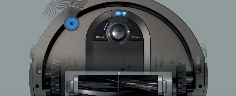 Shark AV911S EZ Robot Vacuum with Self-Empty Base, Bagless, Row-by-Row Cleaning, Perfect for Pet Hair, Compatible with Alexa, Wi-Fi, Gray, 30 Day Capacity