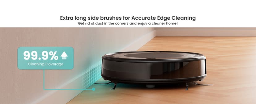 Lefant M310 Robot Vacuum Cleaner, 4500Pa Powerful Suction, PreciSense Obstacle Avoidance, Mini, Quite, 160 Mins Self-Charging Robotic Vacuums, App/Voice/Remote, Ideal for Pet Hair Hard Floors, Black
