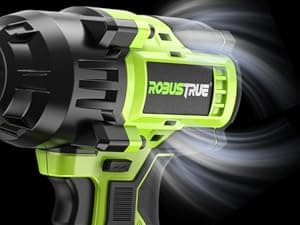 Cordless Impact Wrench 738ft-lbs (1000N.m), High Torque Brushless 1/2 Impact Gun, 2 x4.0Ah Battery 21V Max, Fast Charger, 4 Sockets, Impact Wrench for Home Car Tires Truck Mover