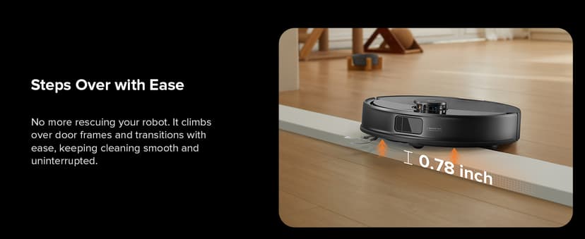 roborock Q10 X5+ Robot Vacuum and Mop, Self-Emptying, Hands-Free Cleaning for up to 7 Weeks, 10,000Pa Suction, Obstacle Avoidance, LiDAR Navigation, No-Go Zones, Black