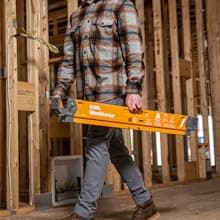 BORA Workhorse Saw horses 2 pack Folding Heavy Duty Legs, Metal Saw horse with 2x4 Bracket Built in Bottle Opener Professional Saw Horse for Woodworking Carpenters Contractors PM-3350T