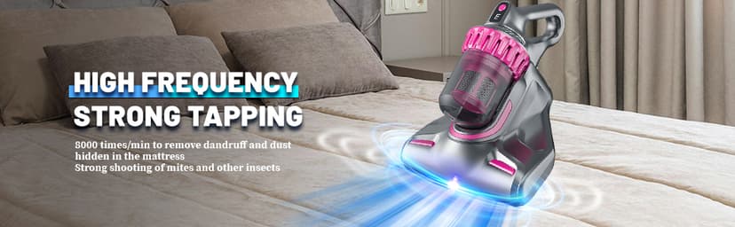 Cordless Vacuum Cleaner,Stick Vac with LED Screen,4 in 1 Mattress Vacuum, 1500mah Battery, Strong Suction,Suitable for Bed, car, Sofa, Carpet, pet Hair,Hardwood Floor