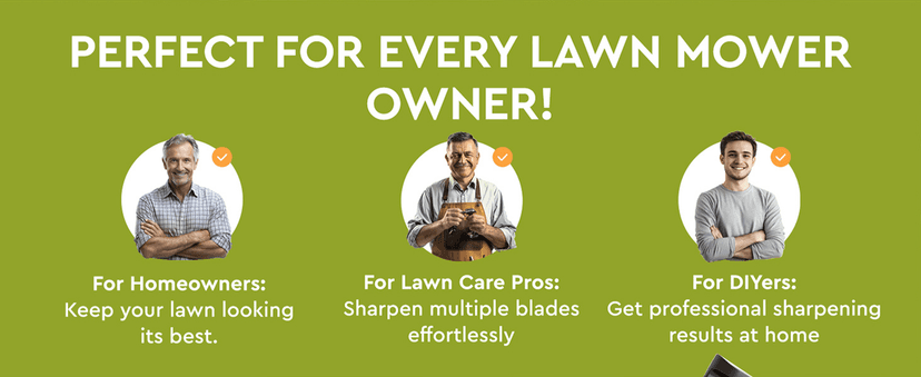 Sharp Pebble Cordless Lawn Mower Blade Sharpener – Adjustable 20°- 40° Angle Guide-Rotary Tool with Replaceable Sharpening Wheel Bits & Fast Rechargeable Battery – Effortless Precision for Lawn Care