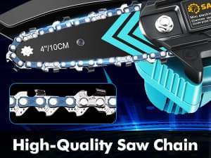 Saker Mini Chainsaw,Portable Electric Chainsaws Cordless,Handheld Chain Saw Pruning Shears Chain Saws for Tree Branches,Courtyard,Household and Garden,Christmas Gifts for Men Dad Husband Women