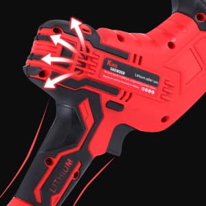 Cordless Reciprocating Saw | 21V 2000mAh * 2 Batteries, 3000RPM, 28mm Stroke Length, 4 Blades | Electric Power Reciprocating Saw for Wood/Metal/PVC Cutting