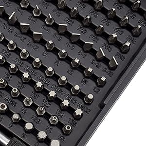 Jackson Palmer 236 Piece Ultimate Screwdriver Bit Set, High Grade Carbon Steel, Includes Hard-to-Find Security Bits & Micro Bits