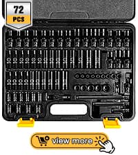 BOEN Pro 1/2" Drive Metric Deep Impact Socket Set, 21-Piece CR-MO &CR-V Steel, Upgraded Torque & Durability, 10mm-24mm, Includes Extension Bars, Universal Joint, Adapter – Meets ANSI