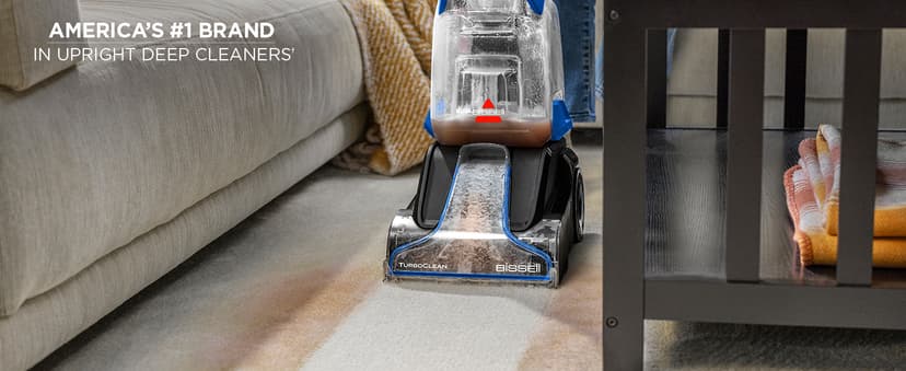 BISSELL TurboClean, Upright Carpet Cleaner, Pro Max Clean & Protect + Oxy Urine Eliminator Formula Included, 3952