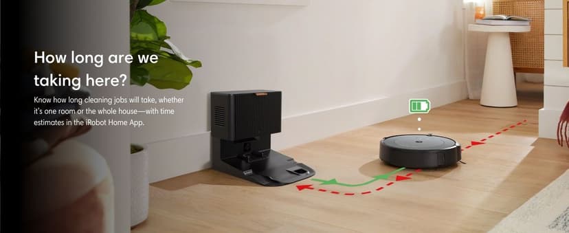 iRobot Roomba i3+ EVO (3554) Robot Vacuum - Self-Empty for Up to 60 Days, Clean by Room with Smart Mapping, Compatible with Alexa, Personalized Cleaning