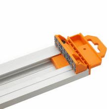 BORA 50” NGX Clamp Edge, Straight Cut Guide for Circular Saws, Easy to Use, Great for Cross-Cutting Plywood Sheets and Routing Dados, 544050