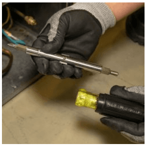 Klein Tools 32527 Multi-Bit Screwdriver / Nut Driver, 11-in-1 with Phillips, Slotted, Square, and Schrader Bits and Nut Drivers