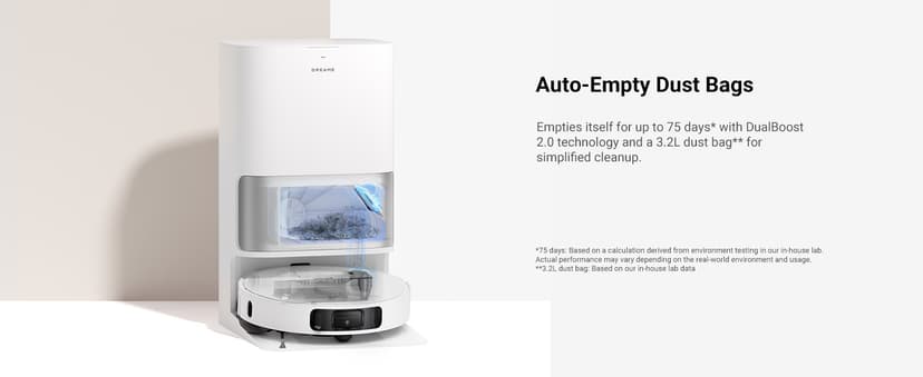 DREAME L10s Ultra Gen 2 Robot Vacuum and Mop, 10,000Pa Suction, MopExtend Technology, All-in-One Base Station, Pet-Friendly, Versatile Carpet Cleaning, DuoScrub Mopping System, Smart Pathfinder Tech