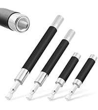 Drill Bit Extension 2/4/6/12’’, Magnetic Bit Holder 4 Pcs, Drill Extension Bit Holder 1/4’’ Hex, Bit Holder for Impact Driver CR-V Steel Quick Release for Screwdriver Bit Nut Drill Socket by XIOGZAXI