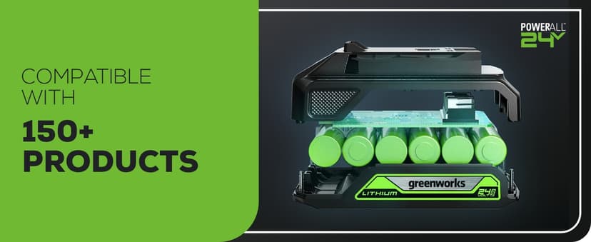 Greenworks 24V Brushless Cordless Drill and Impact Driver,Power Tool Combo Kit Included 1/2”Drill & 1/4”Hex Impact Driver and (2) Batteries, Fast Charger, 2 pcs Drill Bit Set & Bag