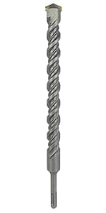 10-Pack 1/4 Inch x 6 Inch SDS Plus Rotary Hammer Drill Bits, Carbide Tipped for Brick, Stone and Concrete (1/4” x 4" x 6")