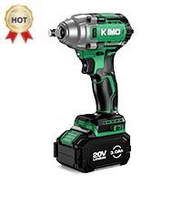 K I M O. Cordless Impact Wrench, Max Torque 406ft-lbs (550N.m) & 3000RPM, Premium Brake Stop, 1/2 lmpact Gun with 3000mAh Li-ion Battery, 7Drive lmpact Sockets, Fast Charger Impact Drill for Car Tires