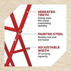 Oregon Steel Log Saw Horse, Foldable & Adjustable Sawbuck, 10 Inch Log Capacity, Folding Wood Cutting Stand, for Logging, Splitting & Firewood (584145)