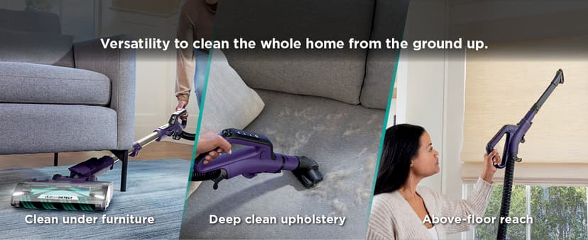 Shark POWERDETECT Upright Vacuum Cleaner with HEPA Filter, Heavy Duty Vacuum with Powerful Suction for Pet Hair Pickup, DuoClean Technology, Powered Lift-Away, Ideal for Carpets & Hardfloors, AZ4002