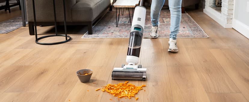 Kenmore HF5010 AquaLite 3-in-1 Cordless Wet Dry Vacuum Hard Floor Cleaner with Automatic Air-Drying, 35mins Runtime & One Edge Self-Cleaning Mop for Multi-Surface and Messes