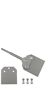 10-Pack 1/4 Inch x 6 Inch SDS Plus Rotary Hammer Drill Bits, Carbide Tipped for Brick, Stone and Concrete (1/4” x 4" x 6")