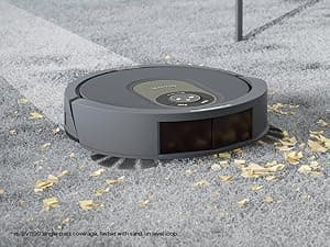 Shark AV2001 AI Robot Vacuum with Self-Cleaning Brushroll, Object Detection, Advanced Navigation, Home Mapping, Perfect for Pet Hair, Compatible with Alexa, Gray