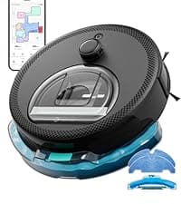 Lefant LiDAR Robot Vacuum and Mop,45-Day Self-Emptying,6000Pa Powerful Suction,Customized Cleaning,Home Mapping,140 Min Runtime,Roller Brush for Carpet,2.4G/5G WiFi/Alexa/APP/iWatch,M2 Plus