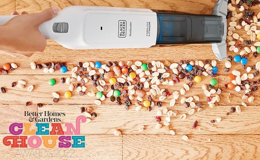 BLACK+DECKER 12V MAX Handheld Vacuum Cordless, dustbuster® AdvancedClean™ with Base Charger (HLVC315B10)