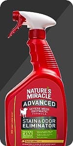 Nature's Miracle Hard Floor Cleaner, 24 Ounces, Dual-Action Stain And Odor Remover Works To Remove Tough Pet Stains And Odors On Sealed Wood And Hard Floor Surfaces
