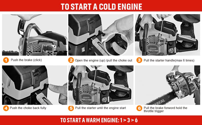 Gas Chainsaws 20 Inch 62CC Gas Powered Chainsaw 3.4HP 2 Stroke Engine Gas Power Chain Saw for Cutting Wood Outdoor Garden Farm Home