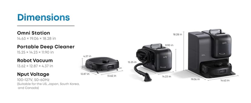 eufy E28 Omni Robot Vacuum and Mop Combo,HydroJet System,with Portable Deep Cleaner for Carpet,20,000Pa Turbo Suction,Zero-Tangling,Corner to Edge Deep Cleaning,with auto All-in-One Station