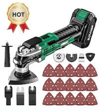 K I M O. Cordless Impact Wrench, Max Torque 406ft-lbs (550N.m) & 3000RPM, Premium Brake Stop, 1/2 lmpact Gun with 3000mAh Li-ion Battery, 7Drive lmpact Sockets, Fast Charger Impact Drill for Car Tires