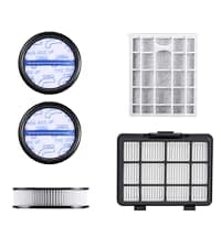 Eureka Stylus Elite NEC490BL Cordless Stick Vacuum, 350W Powerful Suction, Self-Emptying Station, 60-Min Runtime, Anti-Tangle Brushroll, 5-Layer HEPA Filtration, Ideal for Pet Hair&All Floor Types