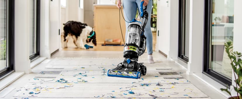 Bissell CleanView Swivel Rewind Pet Reach Vacuum Cleaner, with Quick Release Wand, Swivel Steering and Automatic Cord Rewind, 3197A (Color May Vary)