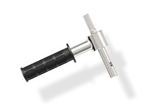 Nylon 8 Inch Ice Auger, 35.95 Inch Extended for Drilling Deep Ice Fishing Holes, Durable Polymer Auger Drill Bit for Ice Post Hole Digger w/Sharp Blade & Cover, Ice Auger Adapter with Handle-Yellow