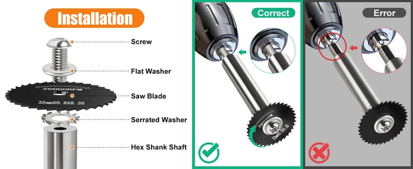 Inside Pipe Cutter for PVC Pipe with 5 Replacement Saw Blades, 1/4 Inch Hex Shank Impact Connect Inside PVC Pipe Cutter for Drill and Impact Driver, Internal Plastic Pipe Cutter Plumbing Tools