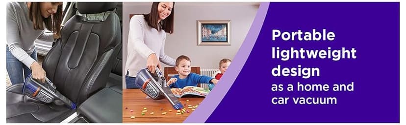 BLACK+DECKER dustbuster furbuster AdvancedClean+ Cordless Pet Handheld Vacuum, Home, Pet and Car Vacuum (HHVK515JP07)